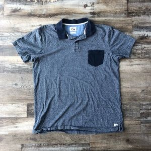 Men’s Quicksilver Short Sleeve Polo Shirt